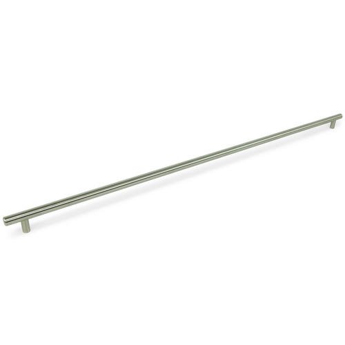 Stainless Steel 26 1/2" Centers European Bar Pull in Brushed Stainless Steel