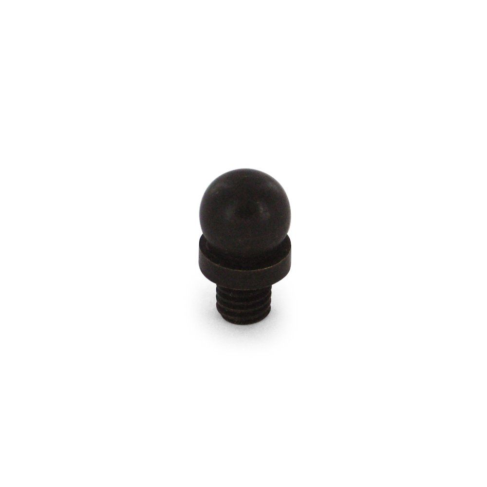 Solid Brass Ball Tip Cabinet Hinge Finial (Sold Individually) in Oil Rubbed Bronze