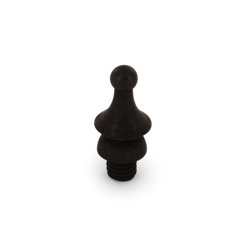 Solid Brass Windsor Tip Cabinet Hinge Finial (Sold Individually) in Oil Rubbed Bronze