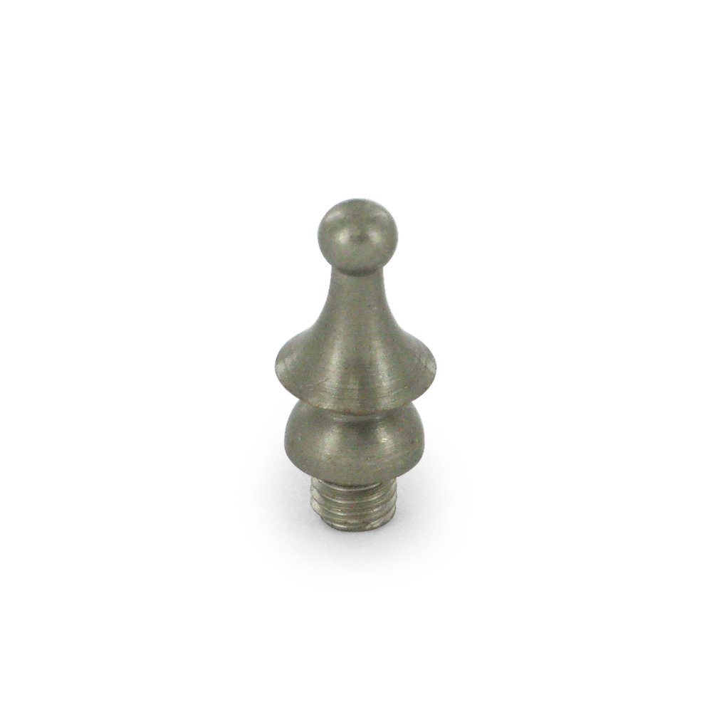 Solid Brass Windsor Tip Cabinet Hinge Finial (Sold Individually) in Brushed Nickel