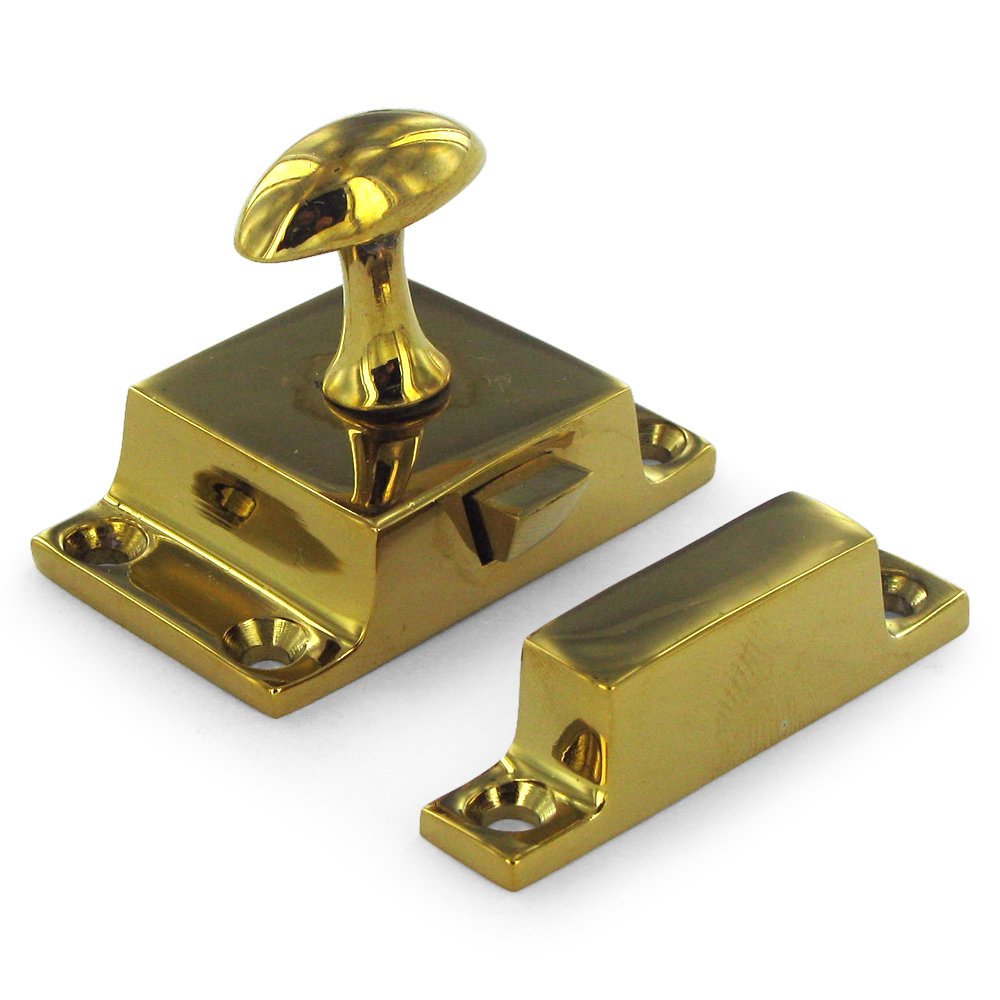 Solid Brass Small Cabinet Lock in PVD Brass