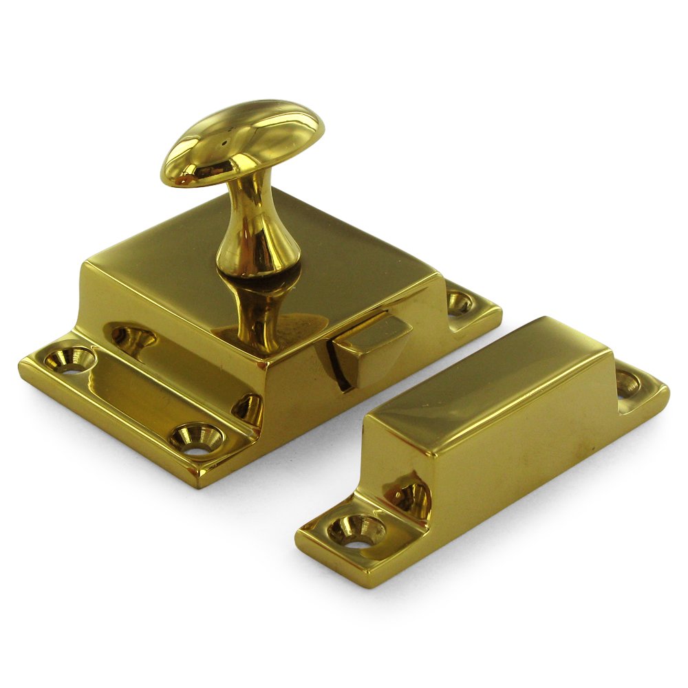 Solid Brass Large Cabinet Lock in PVD Brass
