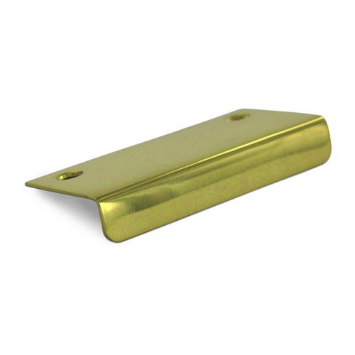 Solid Brass 3" x 1 1/2" Drawer, Cabinet and Mirror Pull in Polished Brass