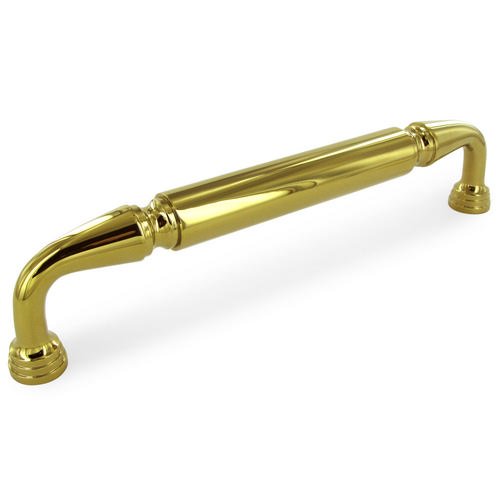 Solid Brass 10" Centers Door Pull in PVD Brass