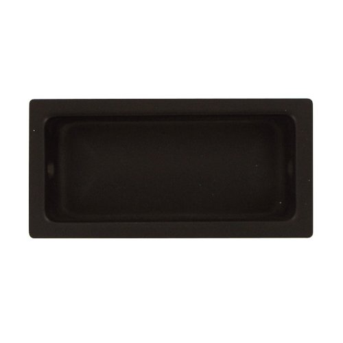 Solid Brass Large 3 5/8" x 1 3/4" Flush Pull in Oil Rubbed Bronze