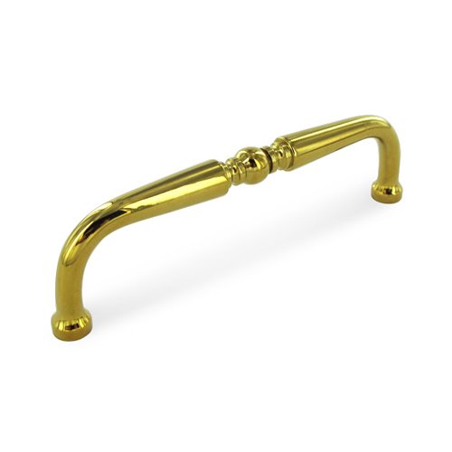 Solid Brass 4" Centers Traditional Wire Pull in PVD Brass