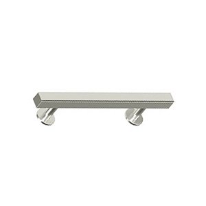 4" Centers Pommel Bar Pull in Polished Nickel