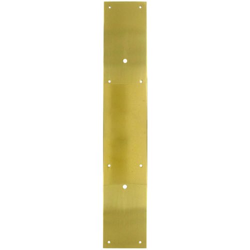 Solid Brass 20" Long Backplate for 10" Centers Door Pull in Polished Brass