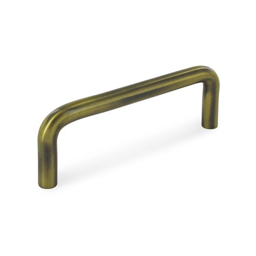 Solid Brass 3 1/2" Centers Wire Pull in Antique Brass