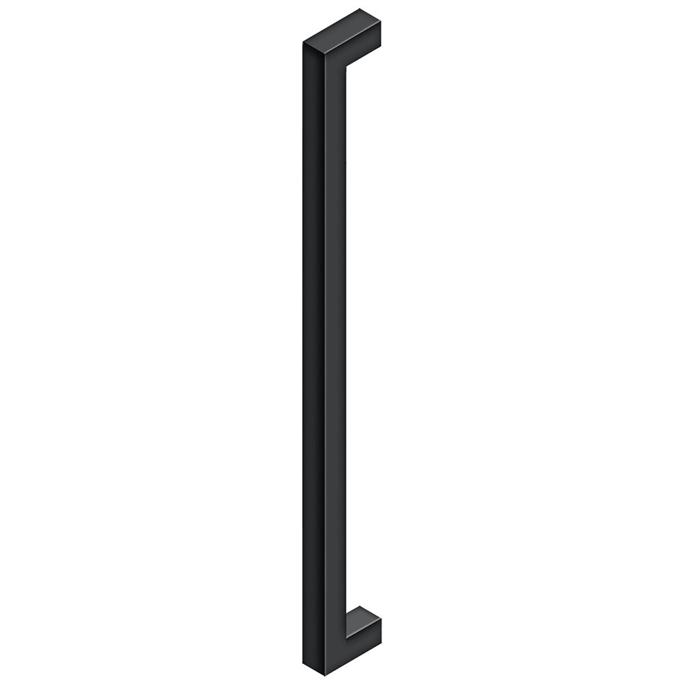 24" Centers Contemporary Pull in Paint Black