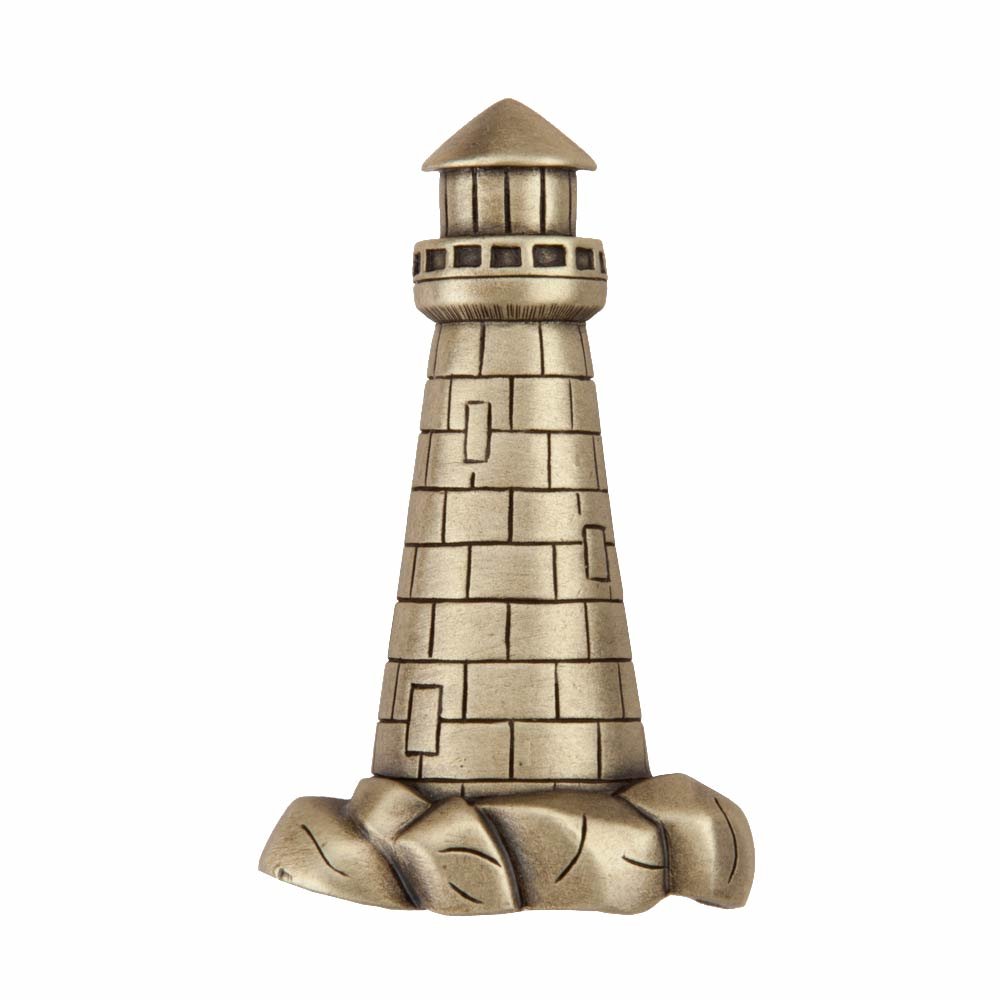 1 7/8" Lighthouse Knob in Antique Brass