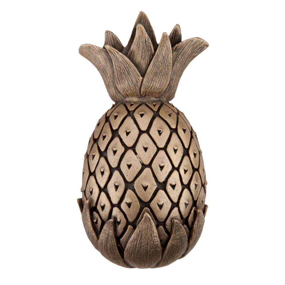 2" Pineapple Knob in Museum Gold