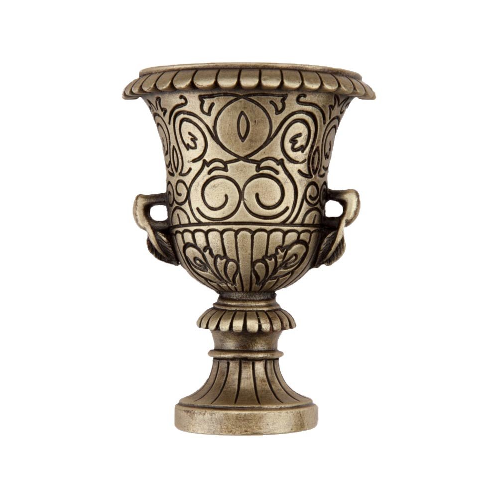 1 5/8" Urn Knob in Antique Brass