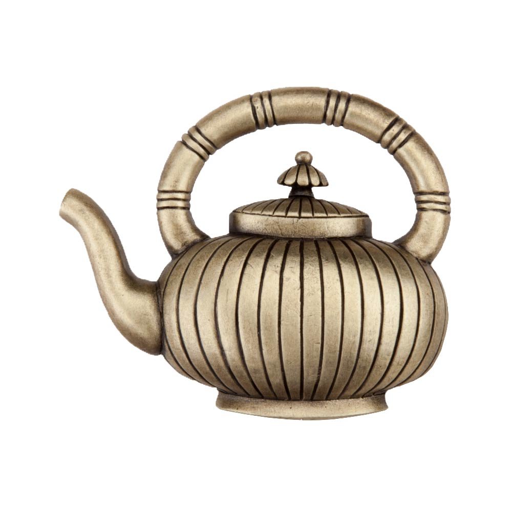 1 3/4" Teapot Knob in Antique Brass