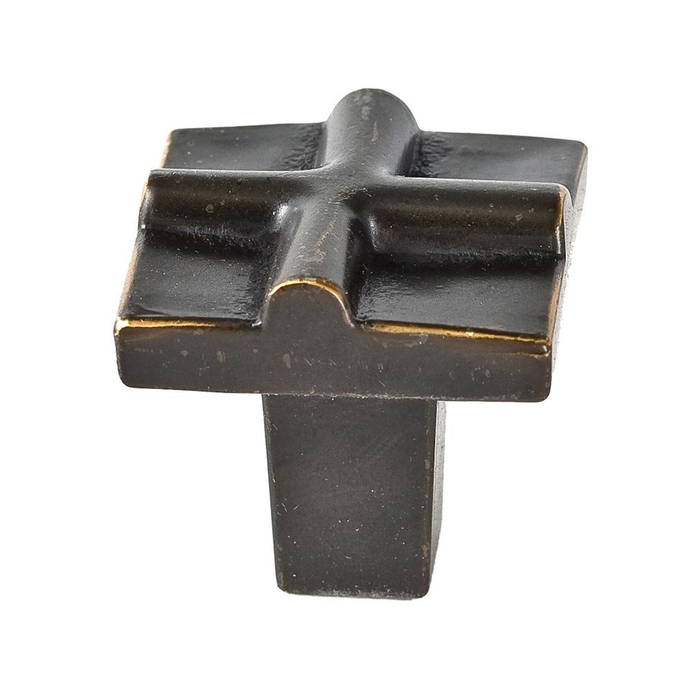 Small Cross Knob in Oil Rubbed Bronze -ORB