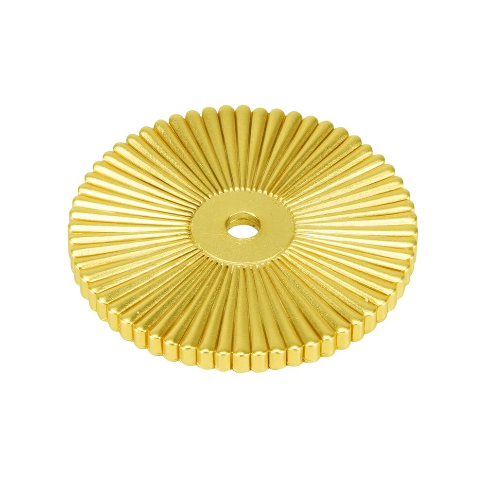 1 7/8" Diameter Round Back Plate in Satin Gold