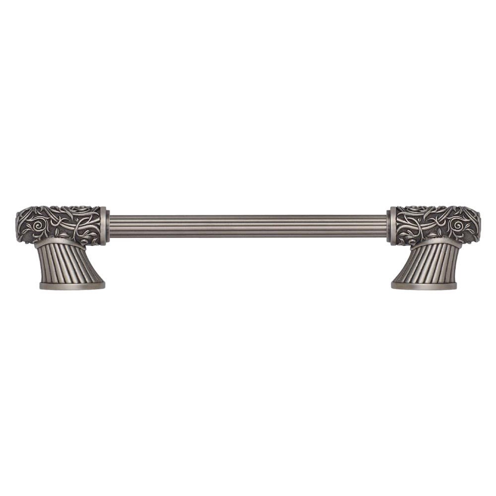 10" Centers Small Appliance Pull in Burnish Silver