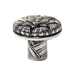 1 1/8" Key Largo Knob in Burnish Silver