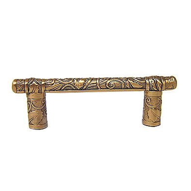3" (76mm) Centers Rookwood Handle in Museum Gold