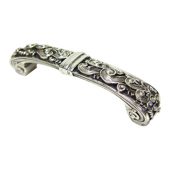 3 1/2" (89mm) Somerset Pull in Burnish Silver