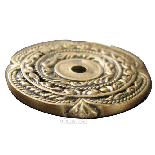 Knob Backplate in Florentine Gold