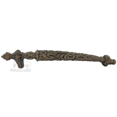 6" Centers Belleview Handle (Vertical Only) in Burnished Pewter