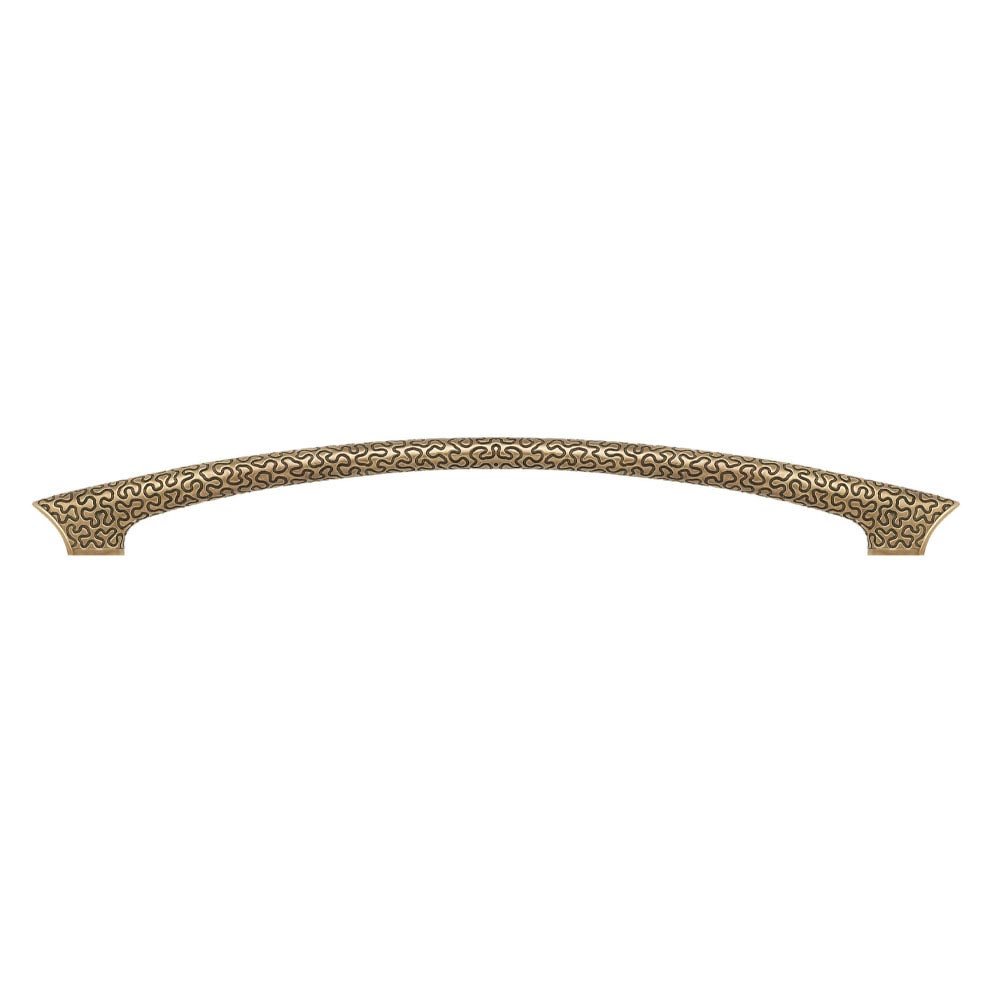 12" Centers Small Appliance Pull in Florentine Gold
