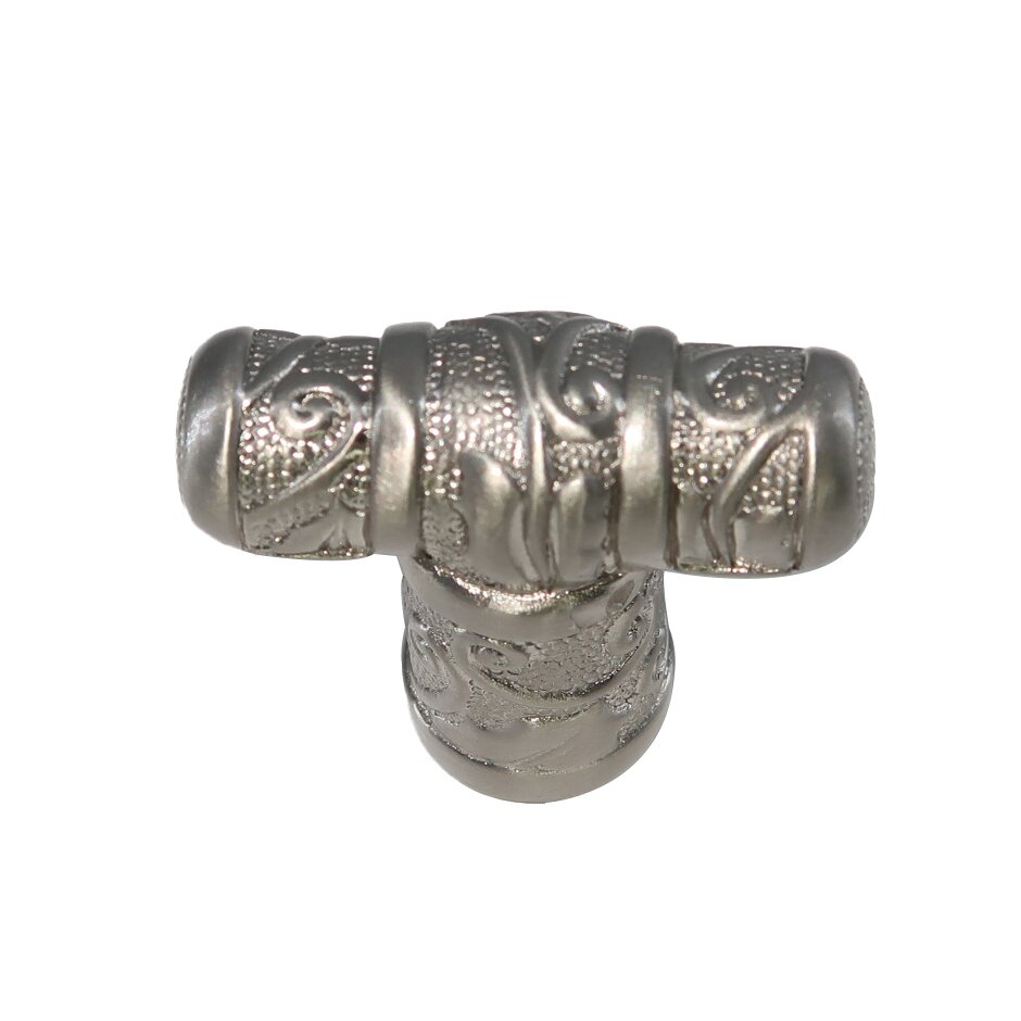 1 3/16" Rectangle Rookwood Knob in Burnish Silver