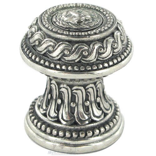 1" Diameter Empire Flared Shank Knob in Burnished Pewter