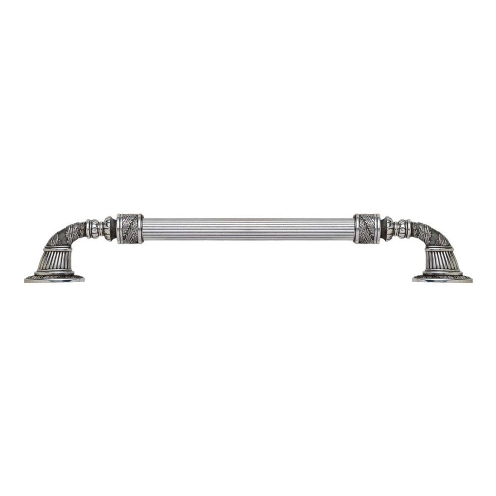 10" Centers Grove Appliance Pull in Burnish Silver