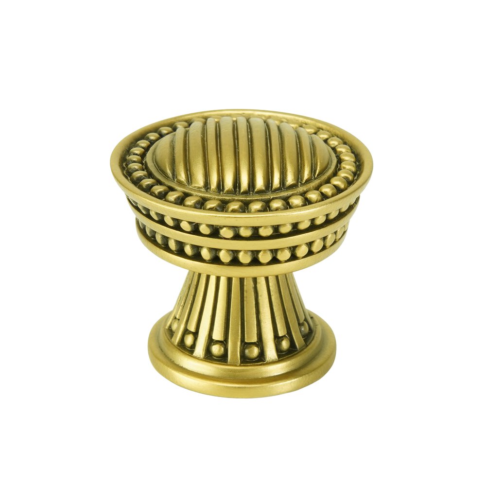 1 3/8" Diameter Chesapeake Knob in Florentine Gold
