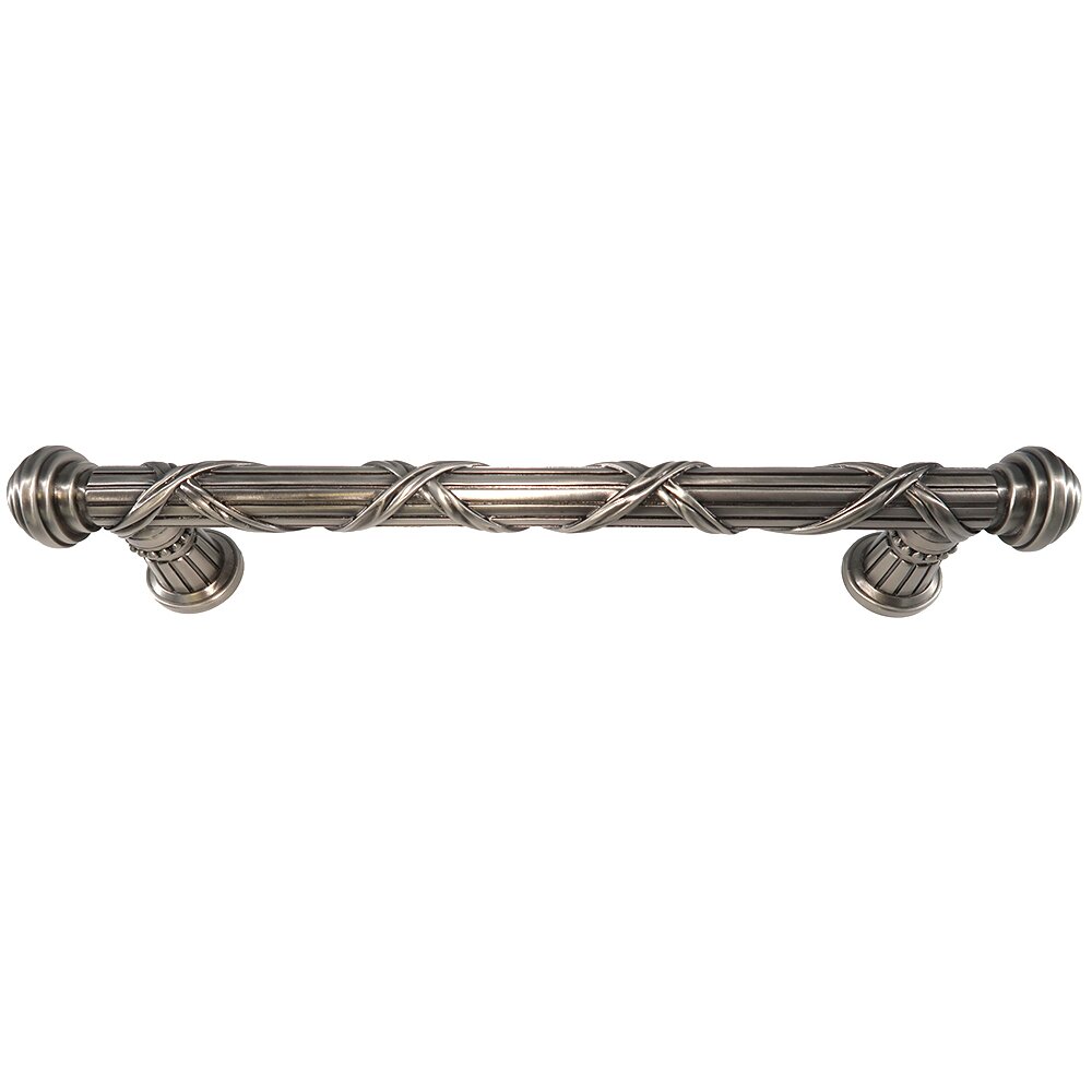 8" Centers Small Appliance Pull in Burnish Silver