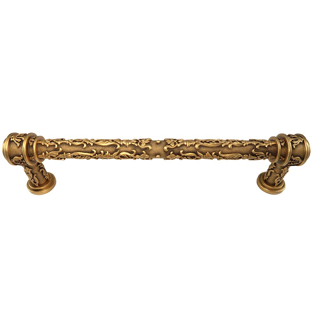 8" Centers Small Appliance Pull in Burnished Brass