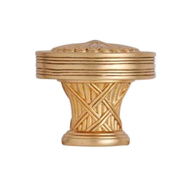 1 3/8" Diameter Knob in Florentine Gold
