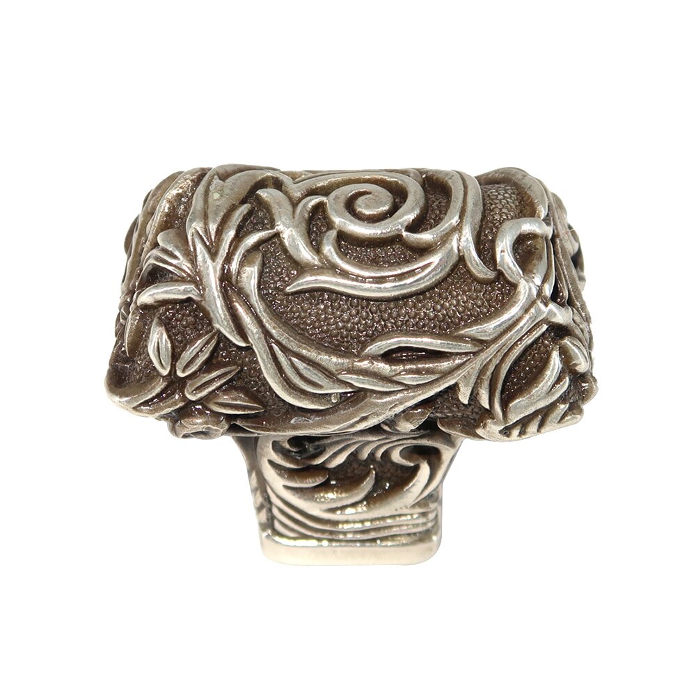 Rectangle Knob in Burnished Pewter