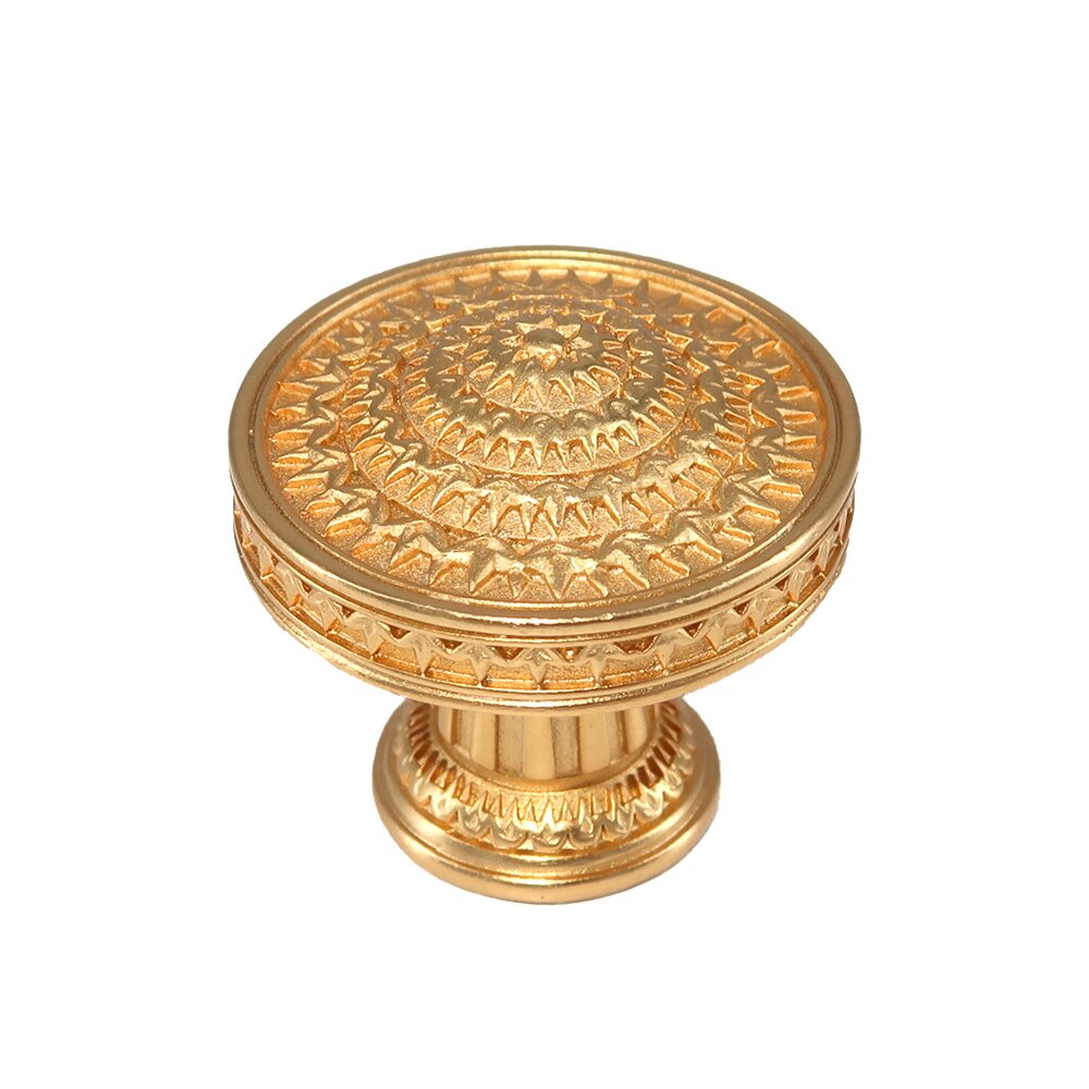 1 3/8" Diameter Knob in Florentine Gold
