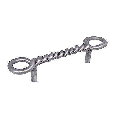 Twisted Wire Pull in Antique Bright Silver