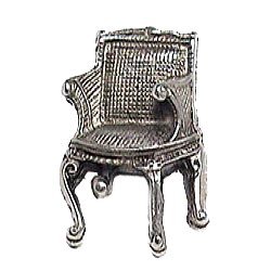 Chair Knob in Antique Bright Brass