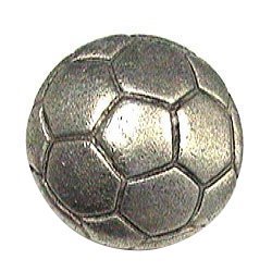 Soccer Ball Shape Knob in Antique Bright Copper
