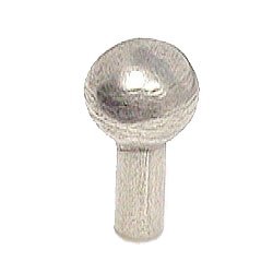 Sleek Ball Knob in Antique Matte Silver