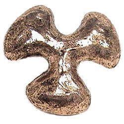 Three Sided Knob in Antique Matte Copper