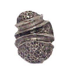 Stipple Knob in Antique Matte Silver
