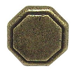 Octagon with Rim Knob in Antique Bright Copper