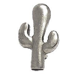 Cactus Knob in Antique Bright Silver