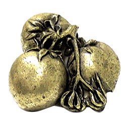 Persimmons Knob in Aged Brass