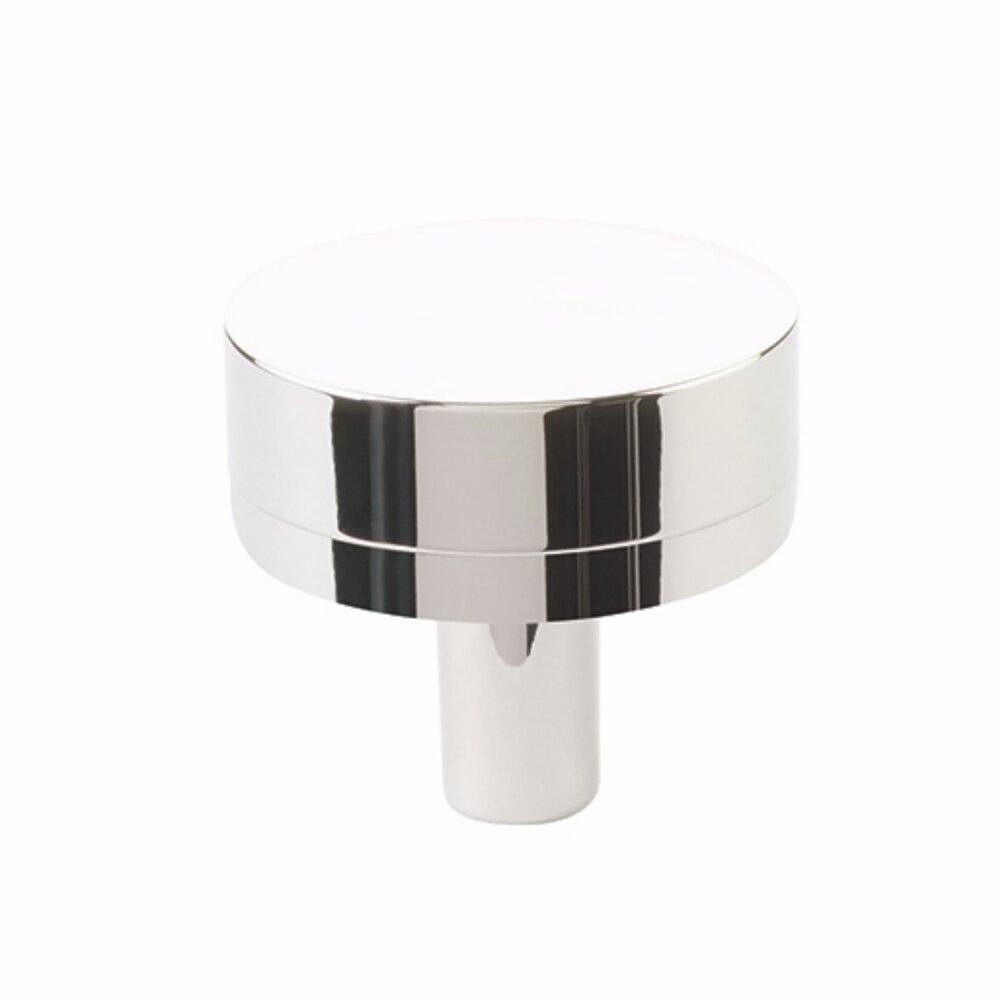 1 1/4" Conical Stem in Polished Nickel And Smooth Knob in Polished Nickel