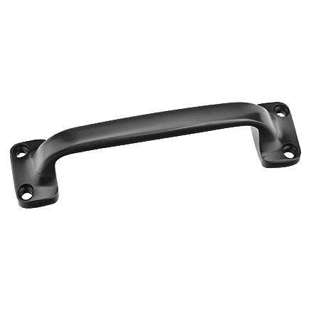 5 1/2" Centers Front Mounted Pull in Flat Black