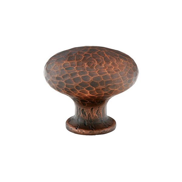 1 1/4" Diameter Round Dimpled Knob in Oil Rubbed Bronze