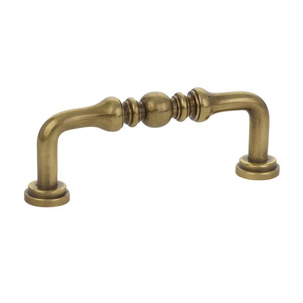 3" Centers Spindle Pull in French Antique Brass