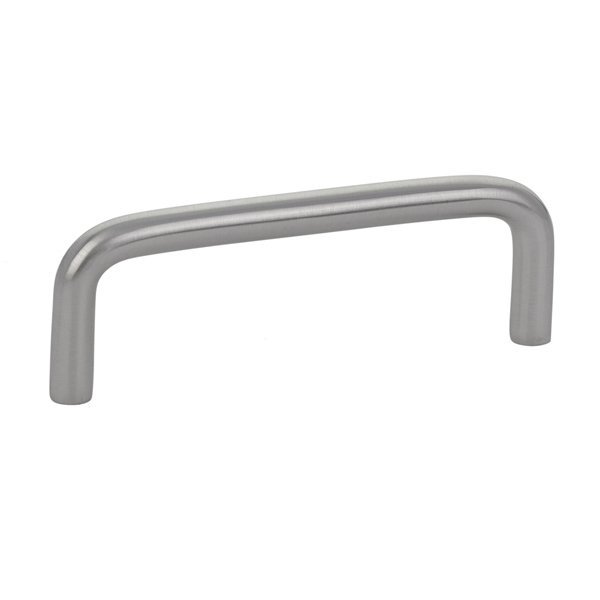 3 1/2" Centers Wire Pull in Satin Nickel